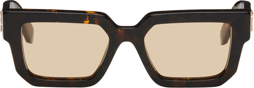 Sončna očala Off-White Off-White Silverstone Square Sunglasses Rjava | OERI146S25PLA0016062