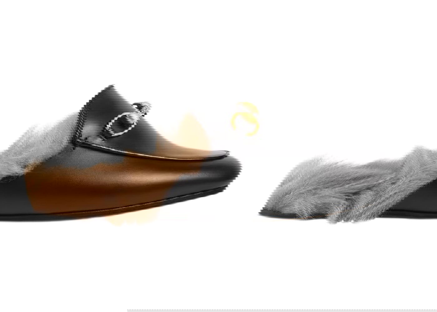 Superge in čevlji Gucci Princetown Slipper Črna | 397749 DKHH0 1063, 0