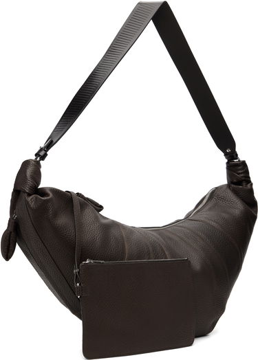Torba za čez ramo LEMAIRE Rail Belt Large Croissant Bag Rjava | BG0172 LL0137, 1