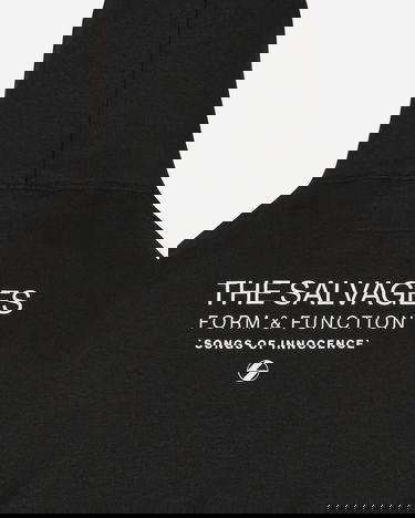 Pulover The Salvages Snap OS Hooded Sweatshirt Črna | SS220320 003, 5