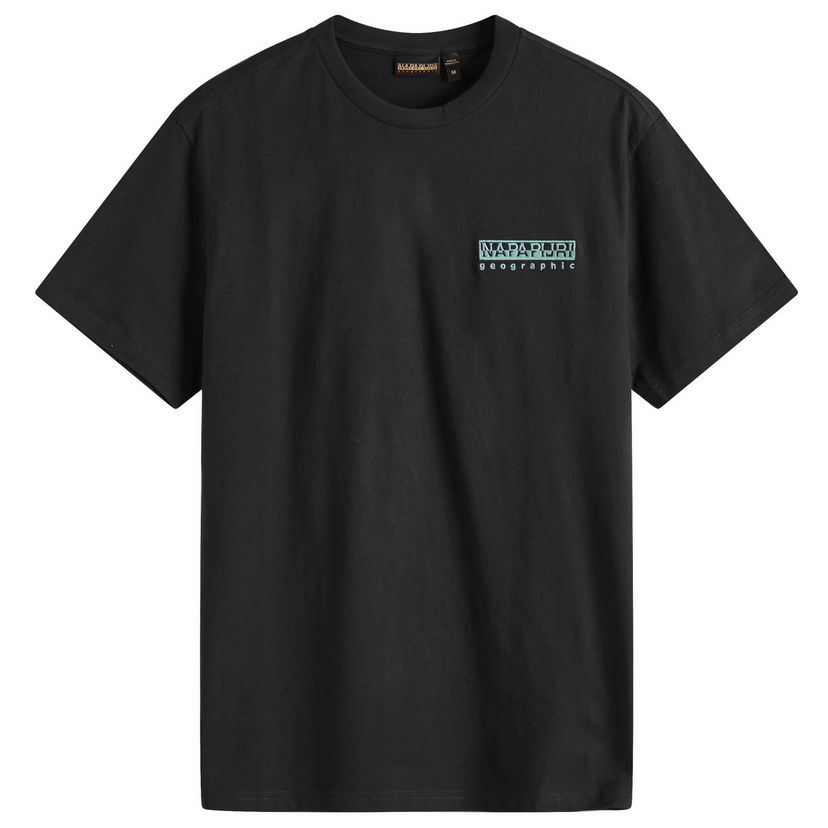 Majica Napapijri Napapijri Geographic T-Shirt Črna | NP0A4ILX9411