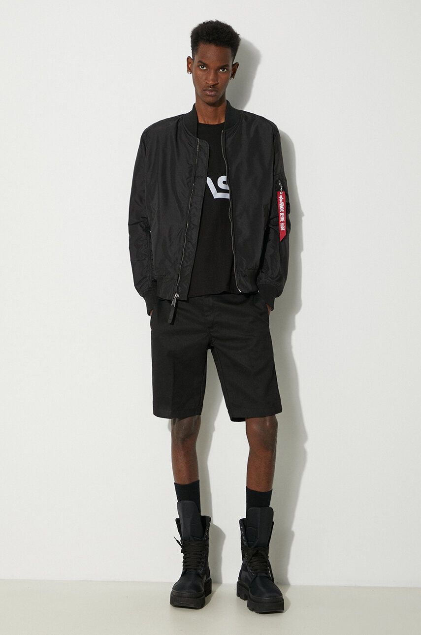 Majica Alpha Industries NASA Reflective Tee Črna | 178501-03, 1