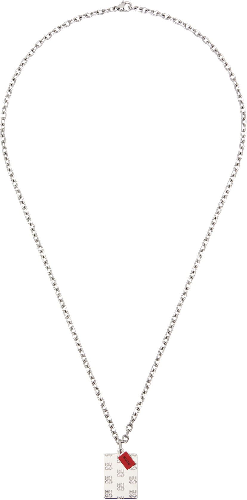 Ogrlica BOSS Chain Necklace With Square Pendant Kovinski | 50536269