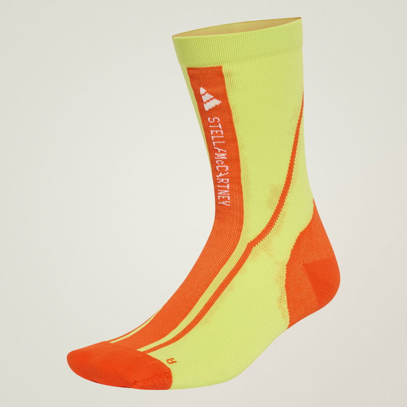 Nogavice adidas Performance adidas by Stella McCartney Crew Socks Rumena | JZ5518