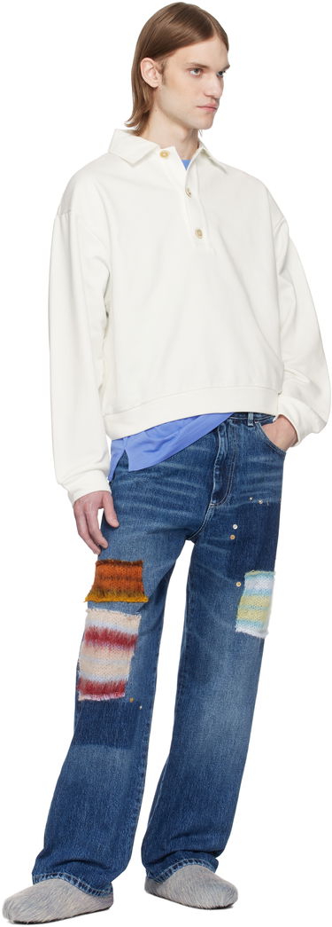 Kavbojke Marni Marni Patchwork Denim Jeans Modra | PUJU0021LX USCX01, 3