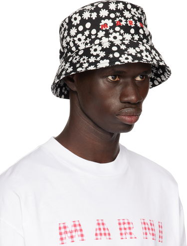 Klobuk Marni Marni Pop Fields Bucket Hat Črna | CLZC0110PS UAC016, 1