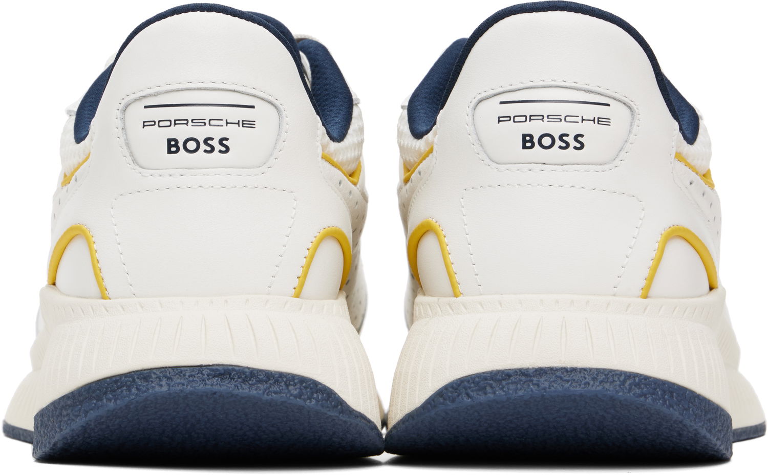 Nega čevljev BOSS Porsche Edition Perforated-Leather Bela | 50536522, 1