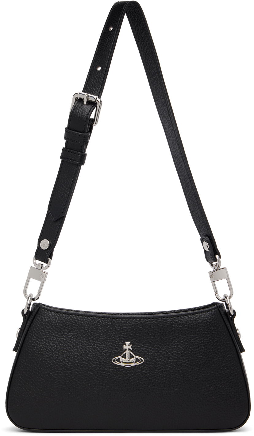 Torba za čez ramo Vivienne Westwood Vivienne Westwood Tasha Shoulder Phone Bag Črna | 5801000GW-S000D-
