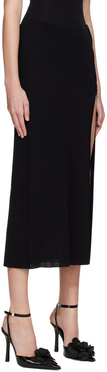Krila BEC + BRIDGE BEC + BRIDGE Sorrento Midi Skirt with Side Slit Črna | H22-30388, 1