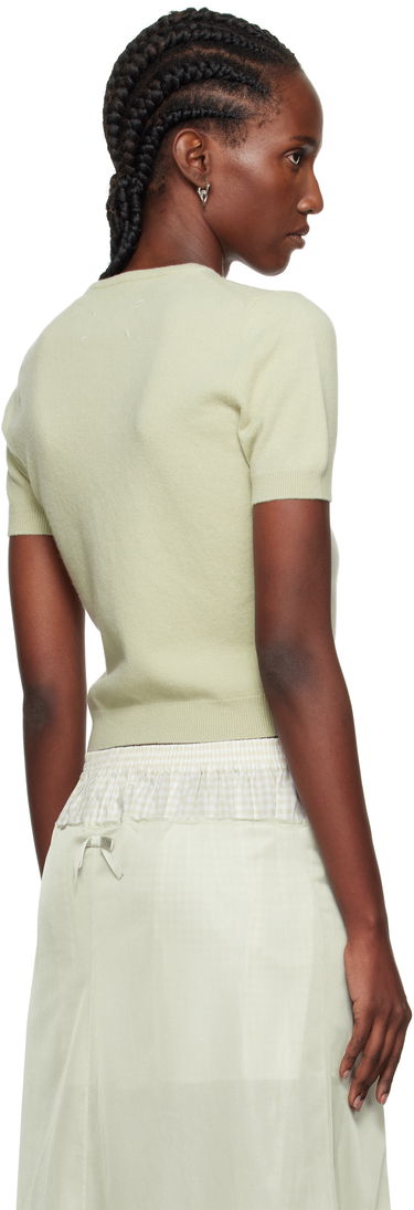Pleteni pulover Maison Margiela Maison Margiela Crewneck Short Sleeve Sweater Zelena | S51HL0022 M13144, 2