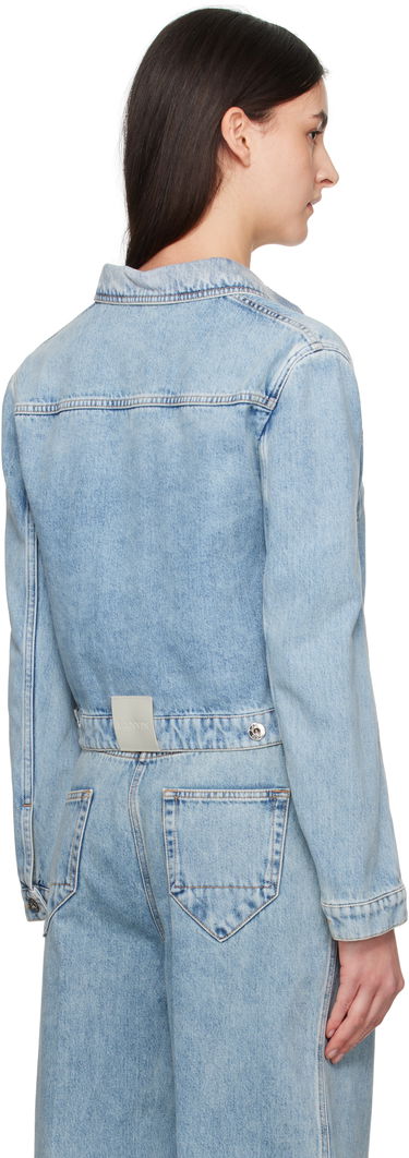 Jakna LANVIN Lanvin Short Denim Jacket Modra | RW-JA0301-D087-P25, 2
