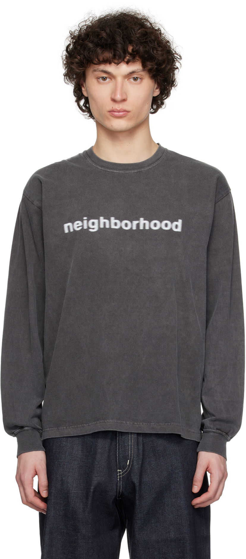 Majica Neighborhood Neighborhood Long Sleeve T-Shirt Siva | 251PCNH-LT03