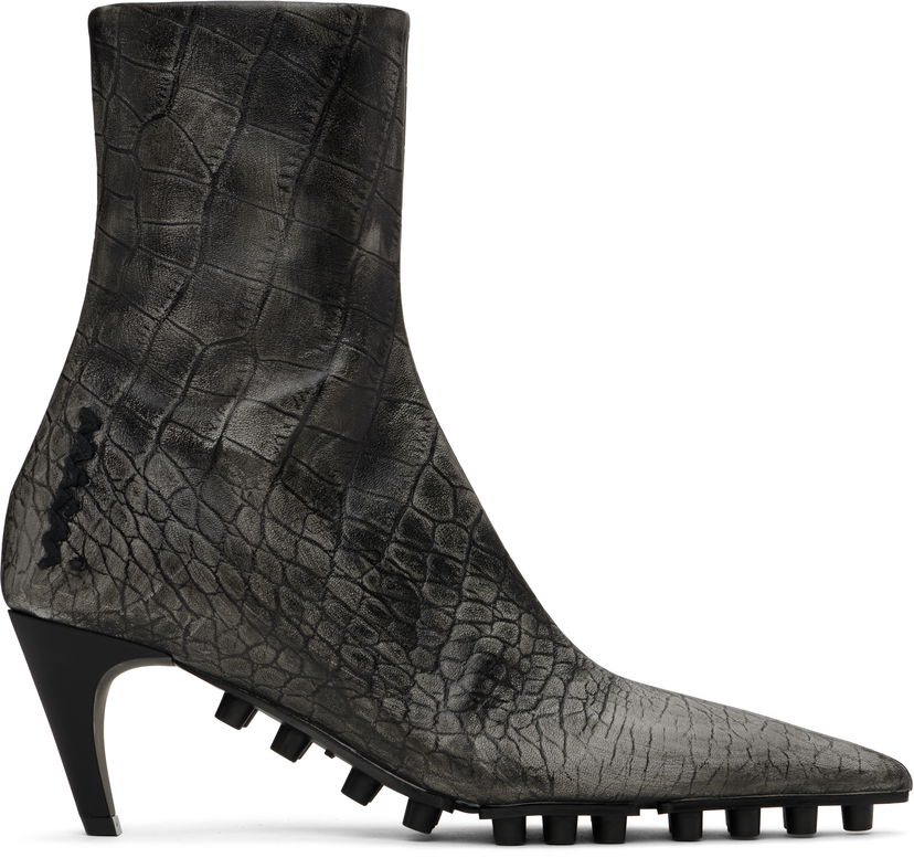 Superge in čevlji Marni Marni Spike Ankle Boots Siva | TCMS011206 P8032