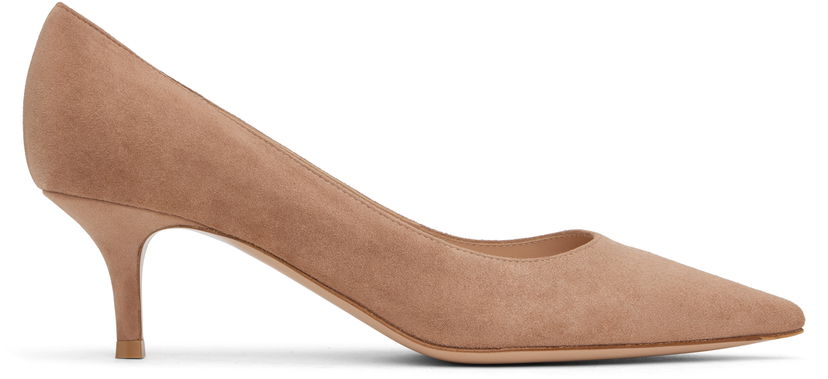 Superge in čevlji Gianvito Rossi Gianvito 55 Suede Pumps Bež | G20336-55RIC-CAM
