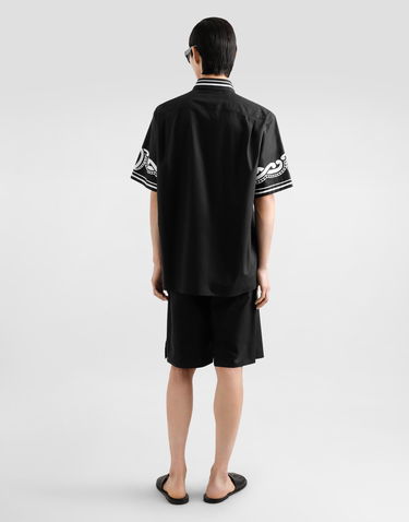 Kratke hlače Dolce & Gabbana Dolce & Gabbana Cotton Drawstring Shorts Črna | GV37ATGI960N0000, 2