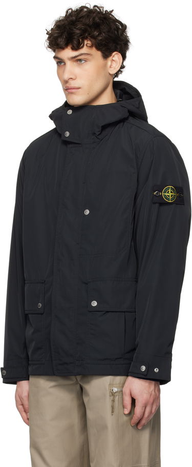 Parka Stone Island Stone Island Micro Twill Parka Črna | K1S15 4100006 S0026, 3