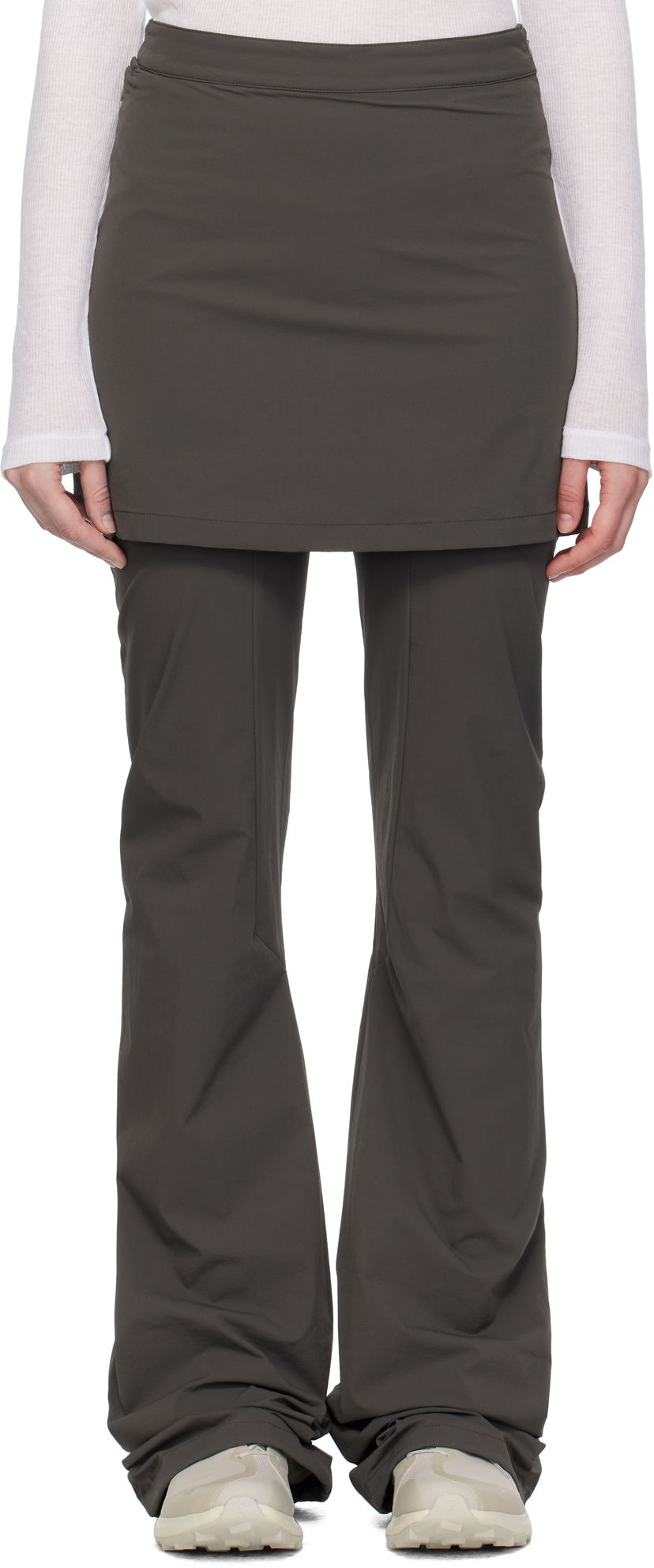 Hlače ROA ROA Skort Sport Pants Siva | RBWW025FA13