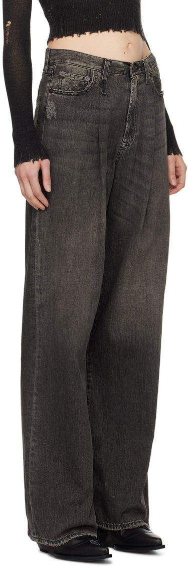 Kavbojke R13 R13 Damon Pleated Jeans Siva | R13W3147-D019A, 1
