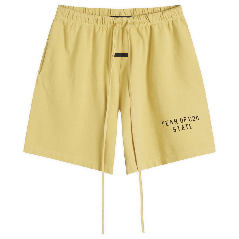 Kratke hlače Fear of God ESSENTIALS Heavy Jersey Soccer Shorts Rumena | 160BT244163F