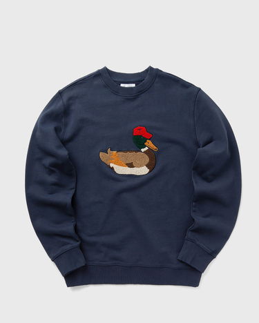 Pulover Edmmond Studios Duck Hunt Crewneck Sweatshirt Mornarica | 125-40-01590, 0