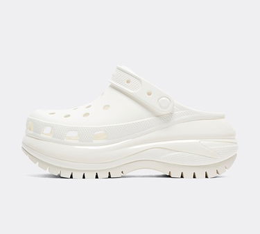 Superge in čevlji Crocs Classic Mega Crush Clog W Bela | 207988-100, 0