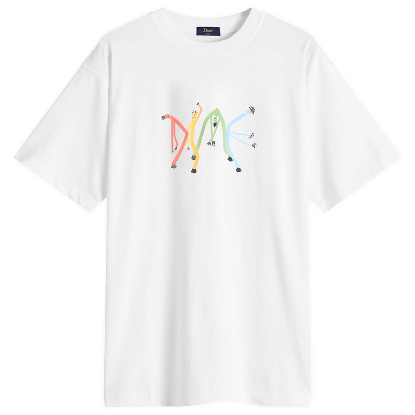 Majica Dime Tubeman Graphic T-Shirt in White, Size Large Bela | DIMEHO2456WHT