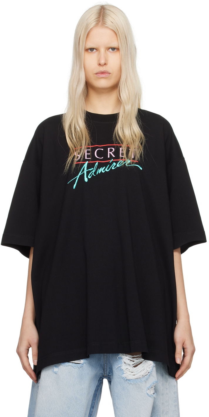 Majica VETEMENTS 'Secret Admirer' T-Shirt Črna | UE64TR290B
