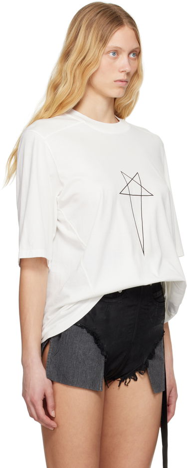 Majica Rick Owens Rick Owens DRKSHDW Hollywood Walrus T-Shirt Bela | DS01E3201 RNEP3, 1