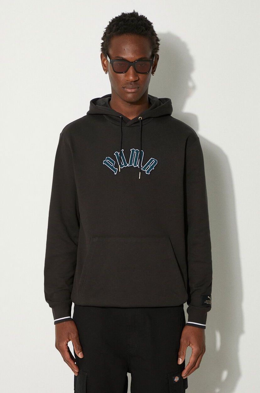 Pulover Puma Hoodie With Hood Črna | 626766