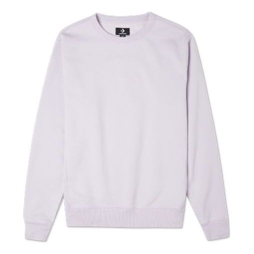 Pleteni pulover Converse Jack Purcell Crewneck Sweatshirt Lila | 10021636-A04