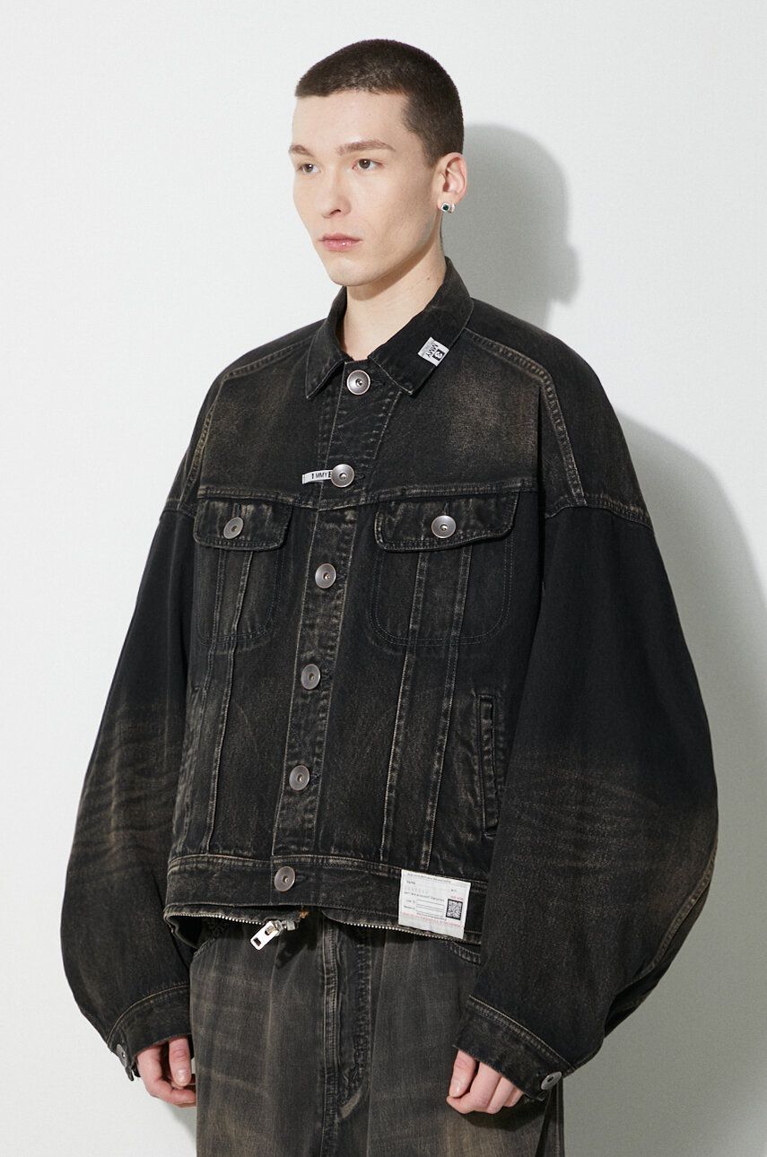 Jakna Maison MIHARA YASUHIRO Combination Denim Jacket Črna | A12BL022, 0