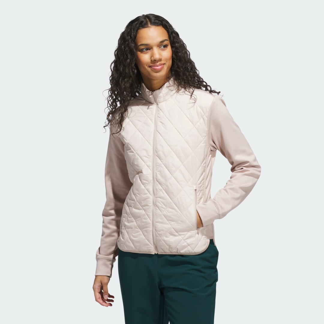 Telovnik adidas Performance Ultimate365 Hybrid Quilted Jacket Roza | JP3509, 0