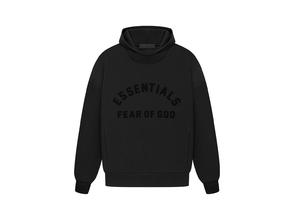 Pulover Fear of God Essentials S23 Hoodie Črna | 192sp232050f, 0