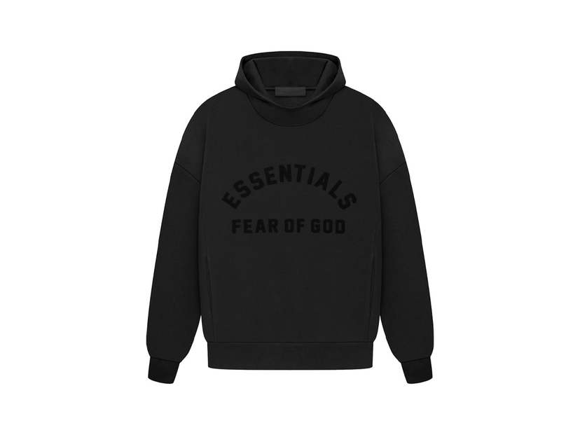 Pulover Fear of God Essentials S23 Hoodie Črna | 192sp232050f