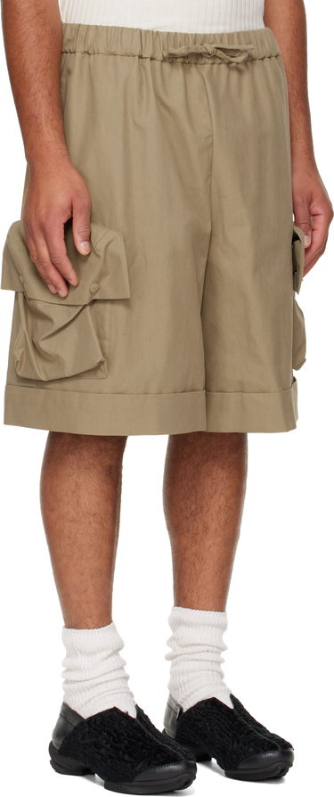 Kratke hlače Simone Rocha Simone Rocha Multi Pocket Drawstring Cargo Shorts Bež | 4172 1267, 1