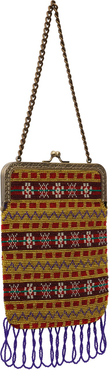 Torbica Bode Bode Beaded Bracken Frame Bag with Tassels Večbarvna | WRS25AC002, 2