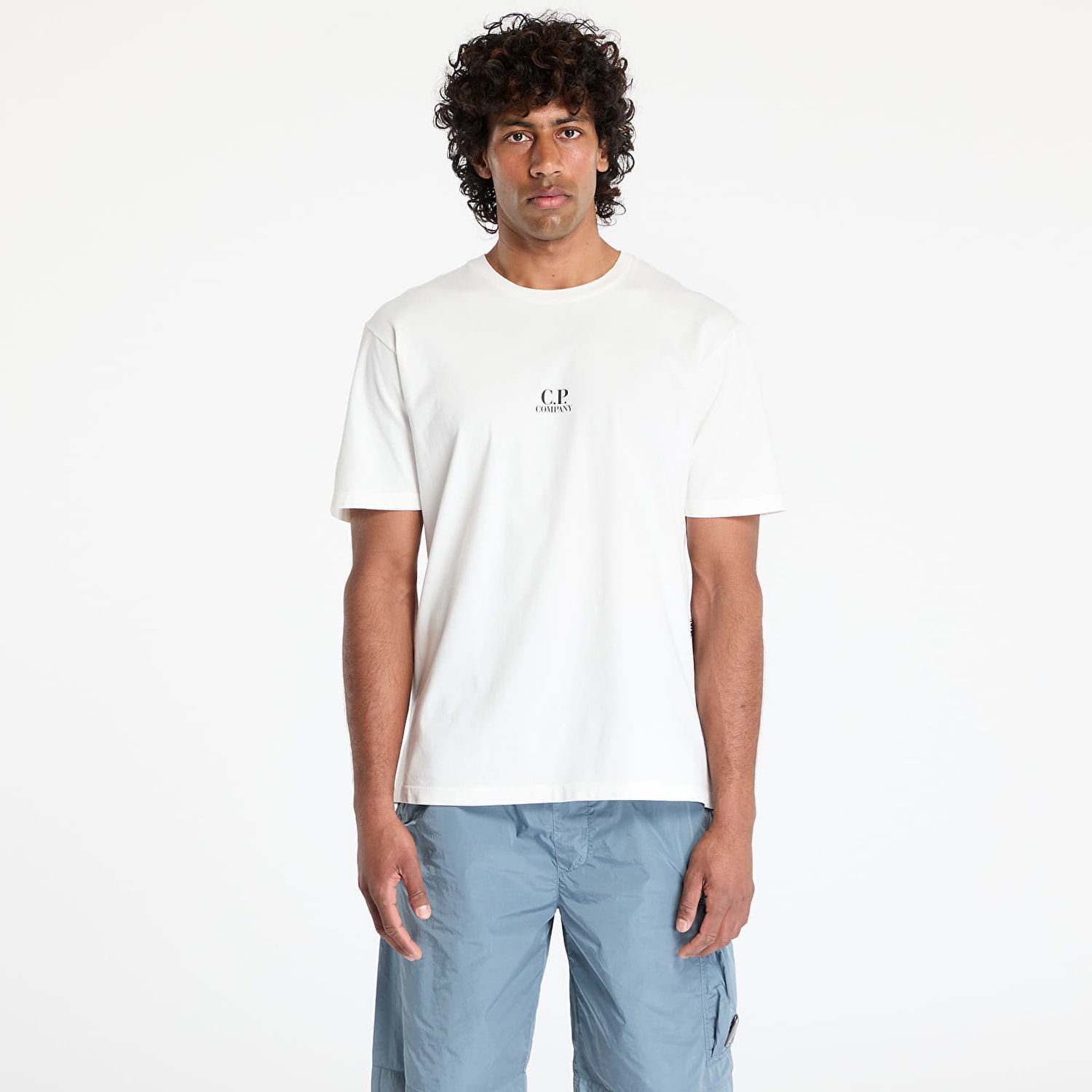 Majica C.P. Company C.P. Company Graphic-Print T-Shirt Bela | 18CMTS317A005431G-103, 0