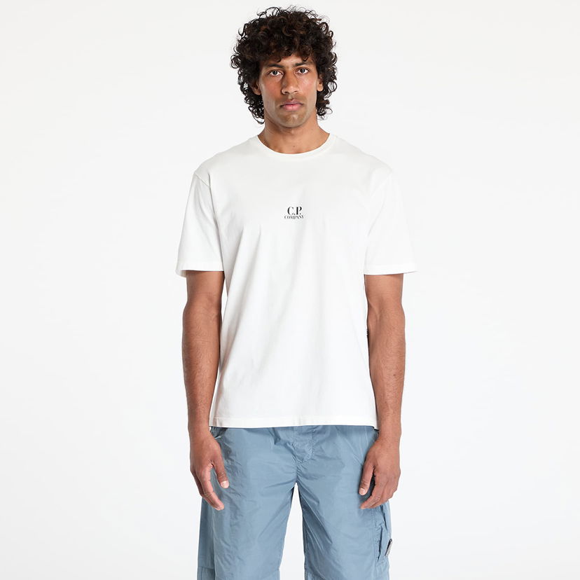 Majica C.P. Company C.P. Company Graphic-Print T-Shirt Bela | 18CMTS317A005431G-103