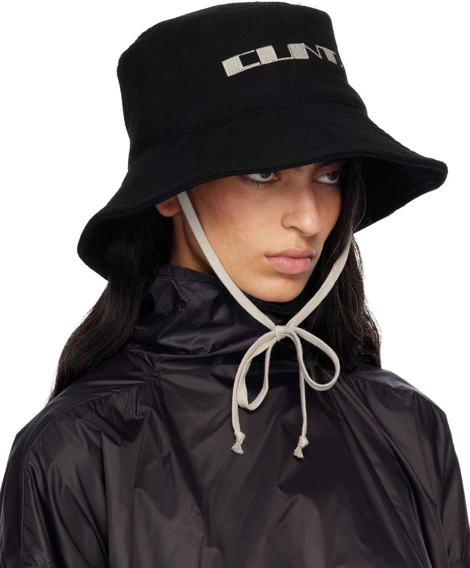 Klobuk Rick Owens Rick Owens DRKSHDW Concordians Gilligan Bucket Hat Črna | DA02E7479 BMOEM6, 1