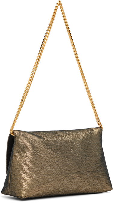 Torbica Tom Ford TOM FORD Nobile Mini Hammered-Effect Fabric Bag Kovinski | L1886-TSY054X, 2
