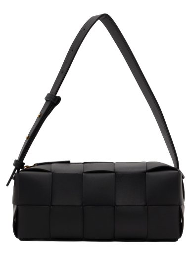 Torba za čez ramo Bottega Veneta Brick Cassette Bag Črna | 729166 VMAY1