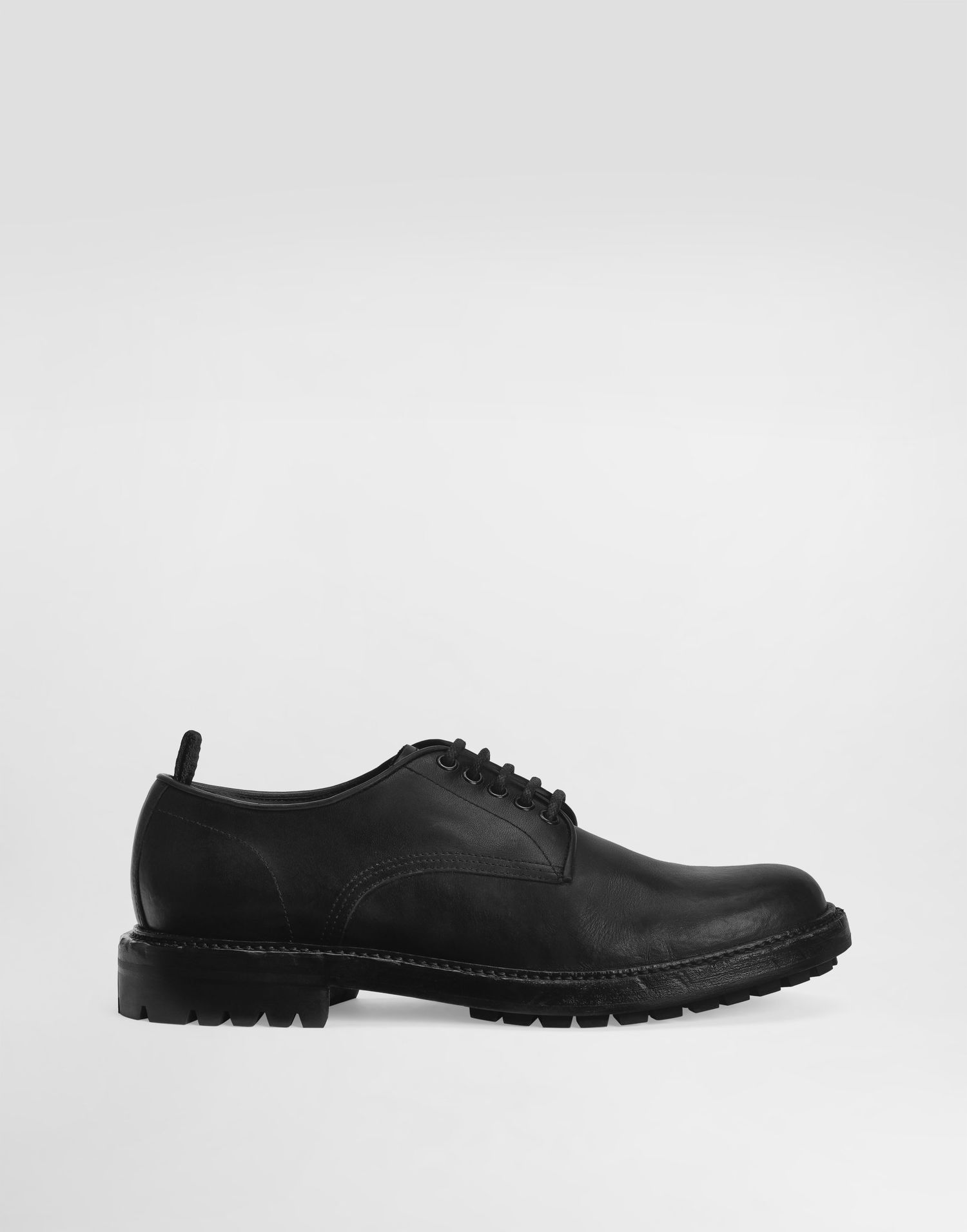 Modni dodatki Dolce & Gabbana Dolce & Gabbana Calfskin Derby Shoes Črna | A10889AV32580999, 0