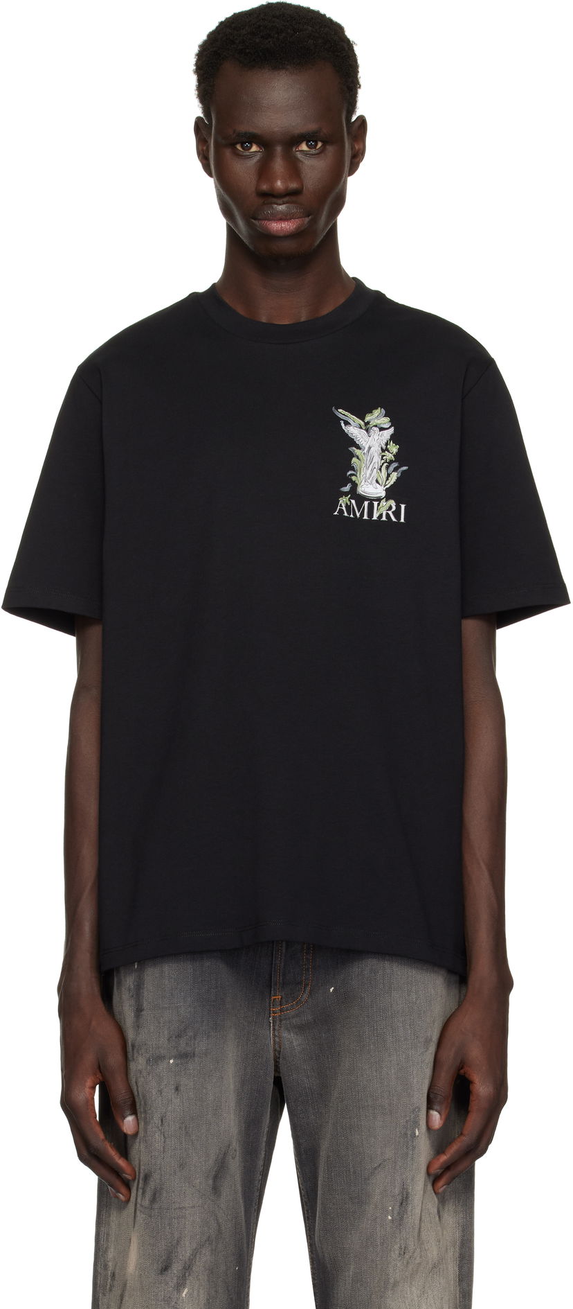 Majica AMIRI Amiri Garden Graphic Tee Črna | AMJYTE1164