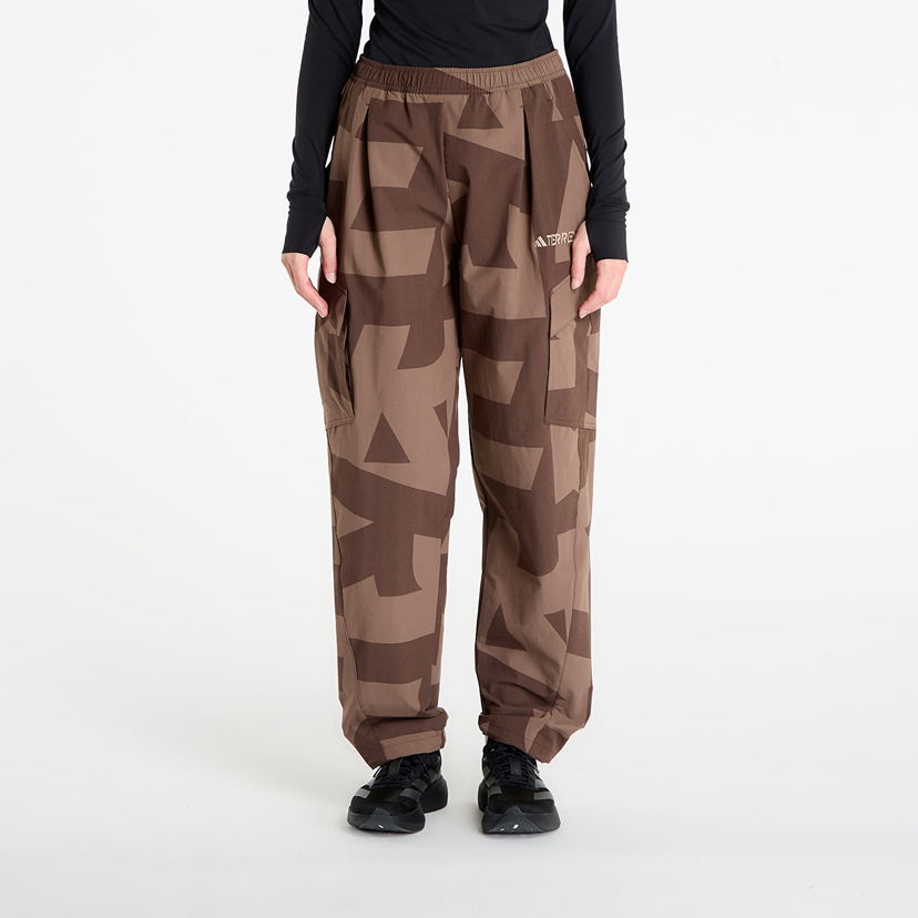 Cargo hlače adidas Performance Terrex Xploric Cargo Joggers Rjava | JM9860