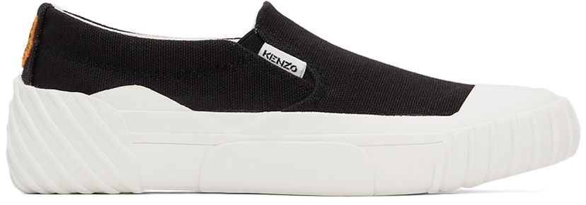 Superge in čevlji KENZO Kenzo Tiger Crest Slip-On Črna | FB62SN420F50