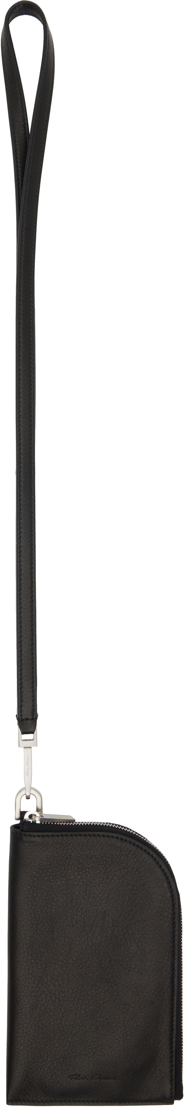 Denarnica Rick Owens Rick Owens Concordians Neck Wallet Črna | RA02E0711 LCN