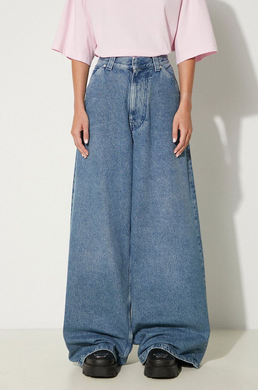 Kavbojke Ambush High Waist Baggy Jeans Modra | BWYB004F24DEN0024000