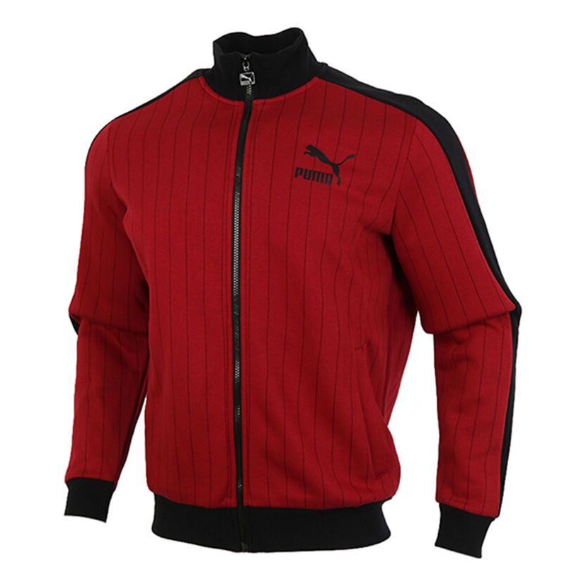 Jakna Puma Pinstripe Jacket Rdeča | 530177-50