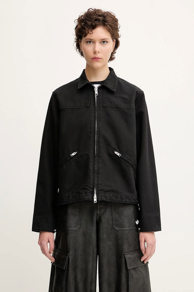 Jakna The North Face The North Face Cedar Canvas Work Oversize Jacket Črna | NF0A8B99JK31