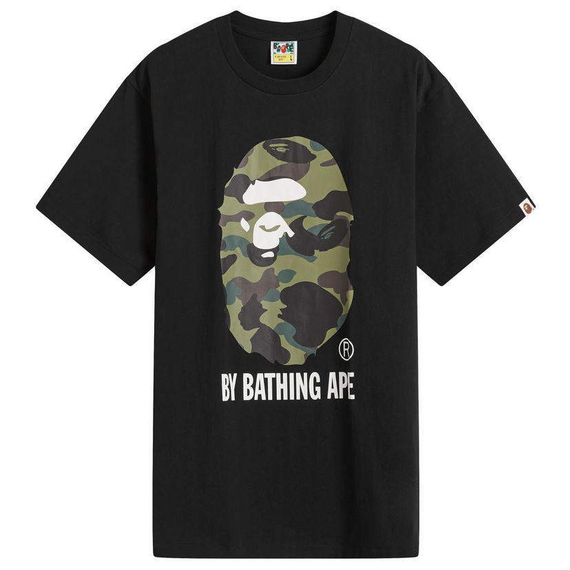 Majica BAPE Bathing Ape ABC Camo By Bathing Ape T-Shirt Black Green Large Zelena | 001TEK801012M-BKG